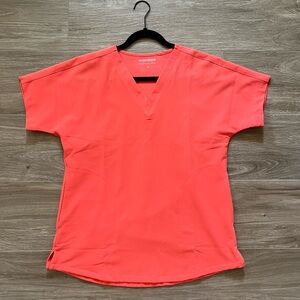 Mandala scrubs Oversized V Neck Top